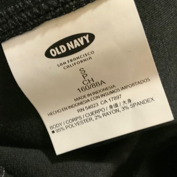 Old Navy Sheath Dress Gray Black Womens Small Petite Long Sleeve Stretch NWT - Picture 6 of 8